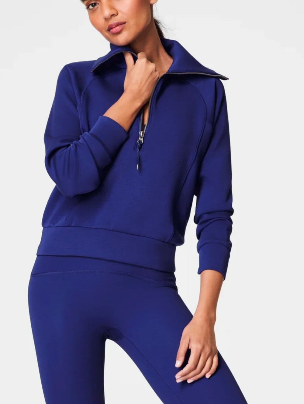 Spanx Airessentials Half Zip Sweatshirt Size XL